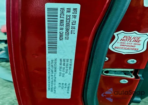 2022 Dodge Charger Sxt z USA, uszkodzony, nr VIN 2C3CDXBG5NH201131